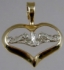 Picture of US Navy Submarine Dolphin Womans Pendant Sweet Heart