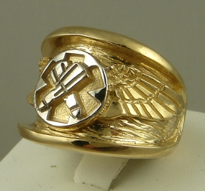 Picture of US Coast Guard Rescue Swimmer Military Ring