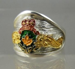 Picture of Royal Canadian Submarine Dolphin Military Ring