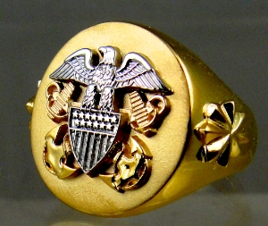 Picture of US Navy Officer Ring Large