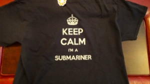 Picture of US Navy Submarine Dolphin T-Shirt Keep Calm I'm a Submariner