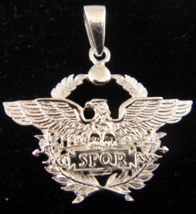 Picture of SPQR Roman Legion Eagle Pendant Small