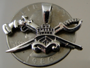 Picture of US Navy SEAL Special Warfare Combatant Craft Crewman SWCC Basic Pendant