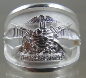 Picture of US Marine Corps US Navy Fleet Marine Force Ring