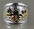 Picture of US Navy Licensed Submarine Dolphin Regulation Ring